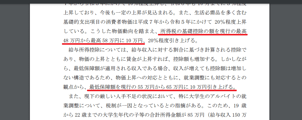 令和7年度与党税制改正大綱